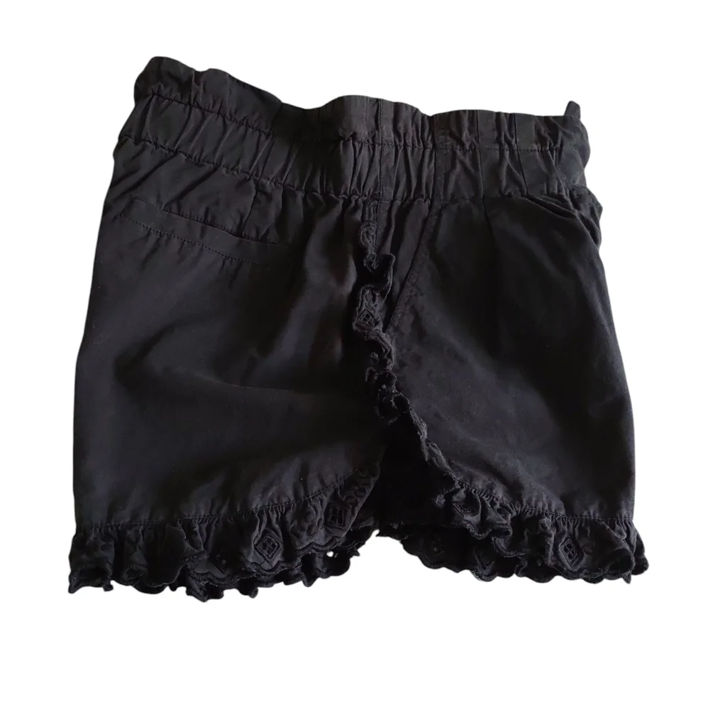 Sea New York Size 8 Kiara Light Black High Rise 100% Cotton Eyelet Shorts - Picture 2 of 16